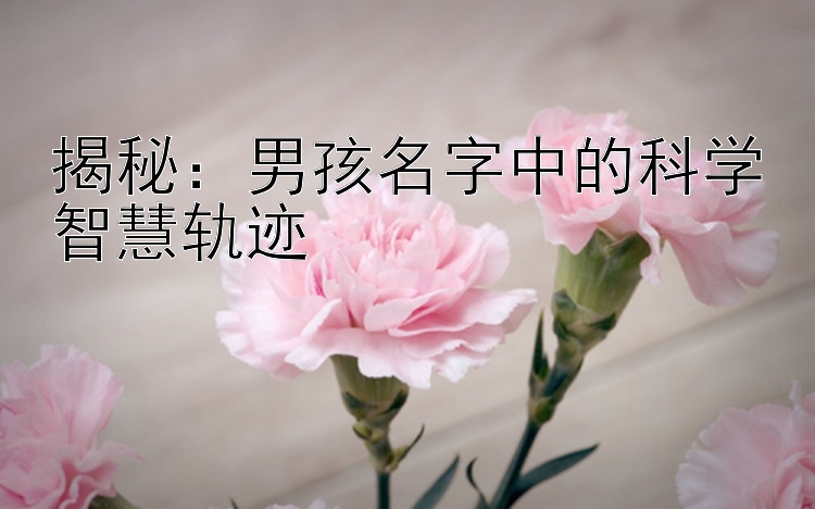 揭秘：男孩名字中的科学智慧轨迹