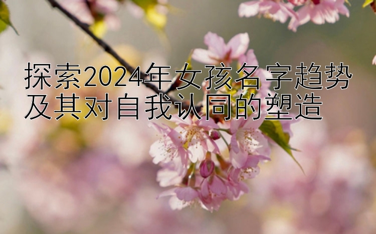 探索2024年女孩名字趋势及其对自我认同的塑造